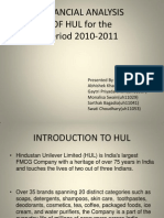 HUL Financial Analysis