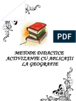 Metode Didactice Activizante Cu Aplicatii La Geografie