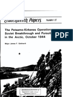 Leavenworth Papers, No. 17 - The Petsamo-Kirkenes Operation, Soviet Breakthrough and Pursuit in The Arctic, October 1944 (Maj. James F. Gebhardt)