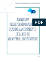 Presupuesto y Mantenimiento