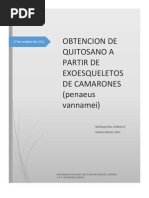 Obtencion de Quitosano A Partir de Residuos de Camarones