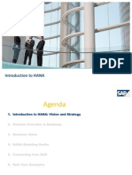 Introduction To SAP Hana