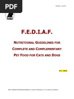 Nutritional Guidelines 2012