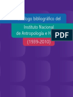 Catalogo INAH 1939-2010 PDF