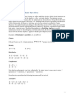 Boolean Algebra and Basic Operations: Closure