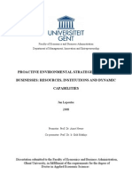 Proactive Environmental Strategies in Small Businesses: Resources, Institutions and Dynamic Capabilities