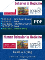 8:30-9:10 Final Exam Review 9:10-9:20 Break 9:20-10:00 Trauma Survivor Interview 10:00-10:10 Break