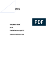 Information: Isdn Partial Rerouting (PR)