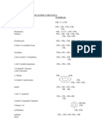 Formulas de Química Orgánica