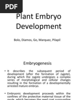 Plant Embryo Development