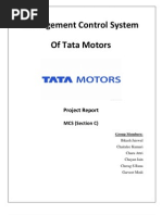 Project On Tata Motors