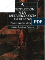 Assoun Paul Laurent - Introduccion A La Metapsicologia Freudiana