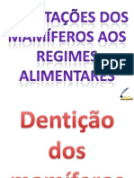 Adaptações Ao Regime Alimentar