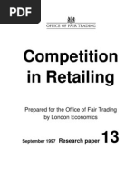 Competition in Retailing