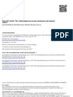 The TQM Journal: Emerald Article: The Relationship Between Job Satisfaction and National Culture