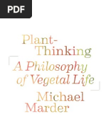 Plant-Thinking: A Philosophy of Vegetal Life by Michael Marder