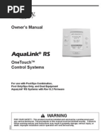 Jandy Aqualink RS Owners Manual