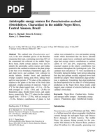 2008 - Autotrophic Energy Sources For Paracheirodon Axelrodi Osteichthyes-Characidae in The Middle Negro River. Central Amazon, Brasil