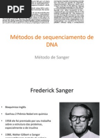 Método Sanger Sequenciamento