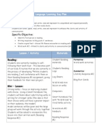 October 17 Language Learning Plan