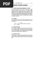 Use of Electrical Strain Gauges
