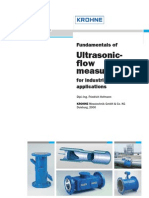 Ultrasonic-Flow Measurement: Fundamentals of