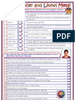 Barca Soccer and Lionel Messi (Video Listening Activity)