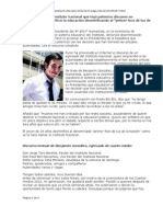 Habla Alumno Del Instituto Nacional Que Leyó Polémico Discurso en Graduación y Que Criticó La Educación Desmitificando Al