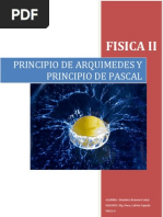 Principio de Arquimedes y Principio de Pascal PDF