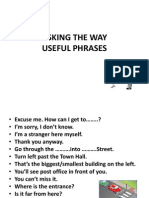 Asking The Way Useful Phrases