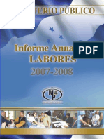 Informe Anual de Labores 2007-2008