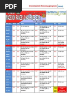 15km CHALLENGE Run Training Program