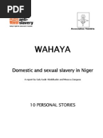 Domestic and Sexual Slavery in Niger