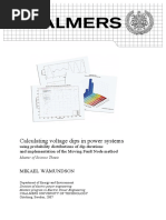 Voltage Dip Calculation