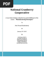 National Cranberry HBS Case Solution