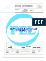 Voltage Withstand Test