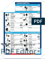 Perfect Homocineticas 2012 Catalogo