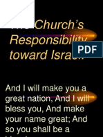 The Church's Responsibility Toward Israel