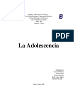 Informe ADOLESCENCIA