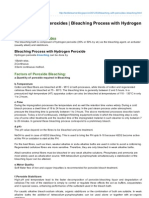 Bleaching With Peroxides Bleaching Process With Hydrogen Peroxide