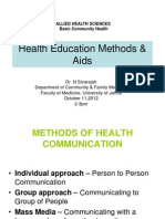 Health Education Methods & Aids