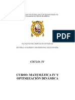 4to Matematica IV Optimizacion Dinamica