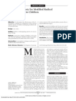 The Z-Meatoplasty For Modified Radical Mastoidectomy in Children