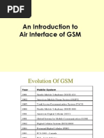 AIR Interface Info of GSM