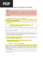 Energy Audit Chapter