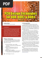 PCB Design Techniques For DDR, DDR2 & DDR3: (Part 1)