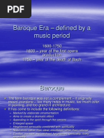 Baroque Music