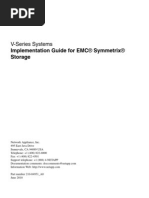 V-Series Systems: Implementation Guide For EMC® Symmetrix® Storage