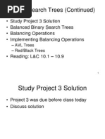 Binary Search Trees (Continued)