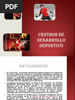 Proyecto de Centros Deportivos